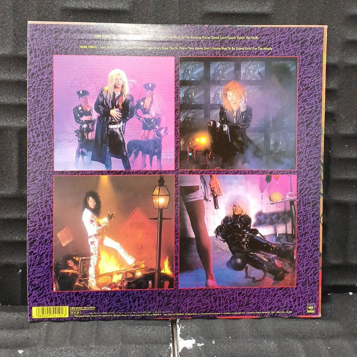 CBS Sony Western music LP record POISON / OPEN UP AND SAY... AHH!