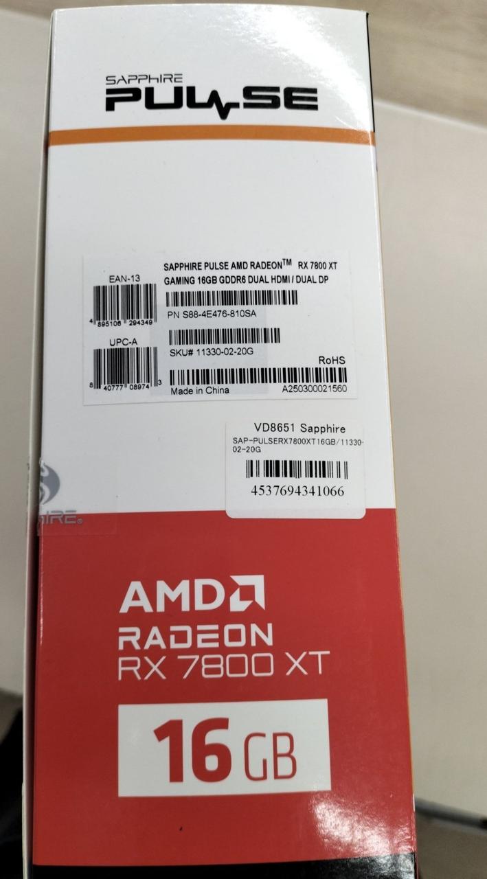 SAPPHIRE Graphics Board RX7800XT GAMING