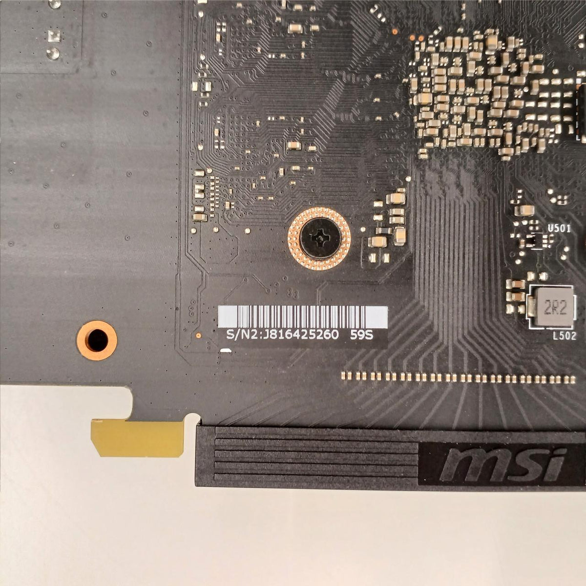 MSI Graphics Board: GEFORCE GTX1650 GAMING X 4G