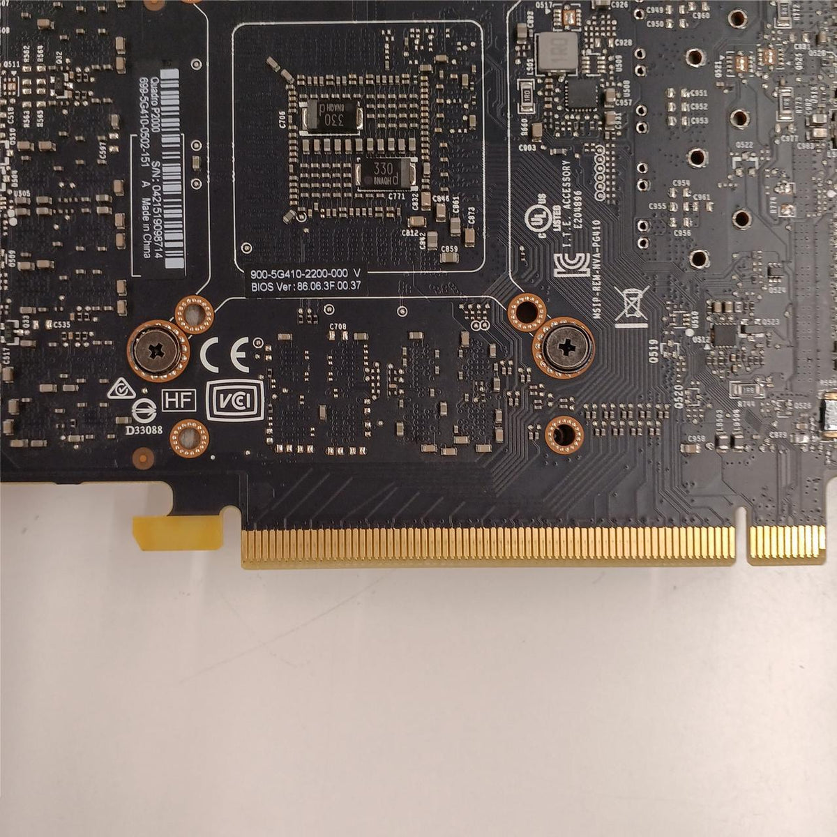 NVIDIA Graphics Card: QUADRO P2000