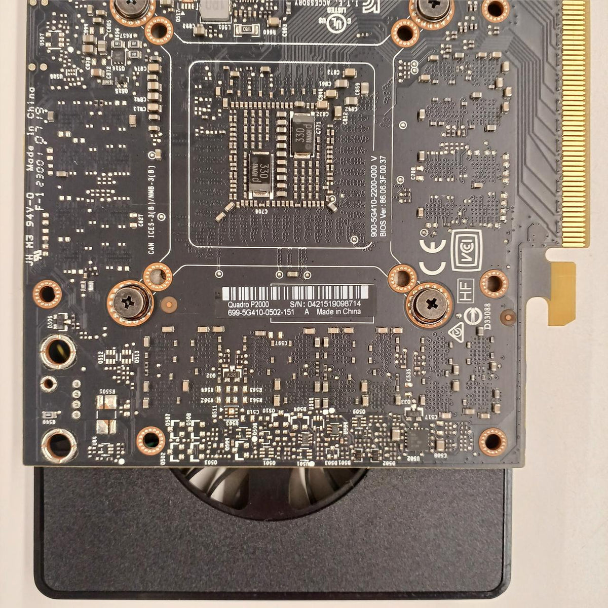 NVIDIA Graphics Card: QUADRO P2000