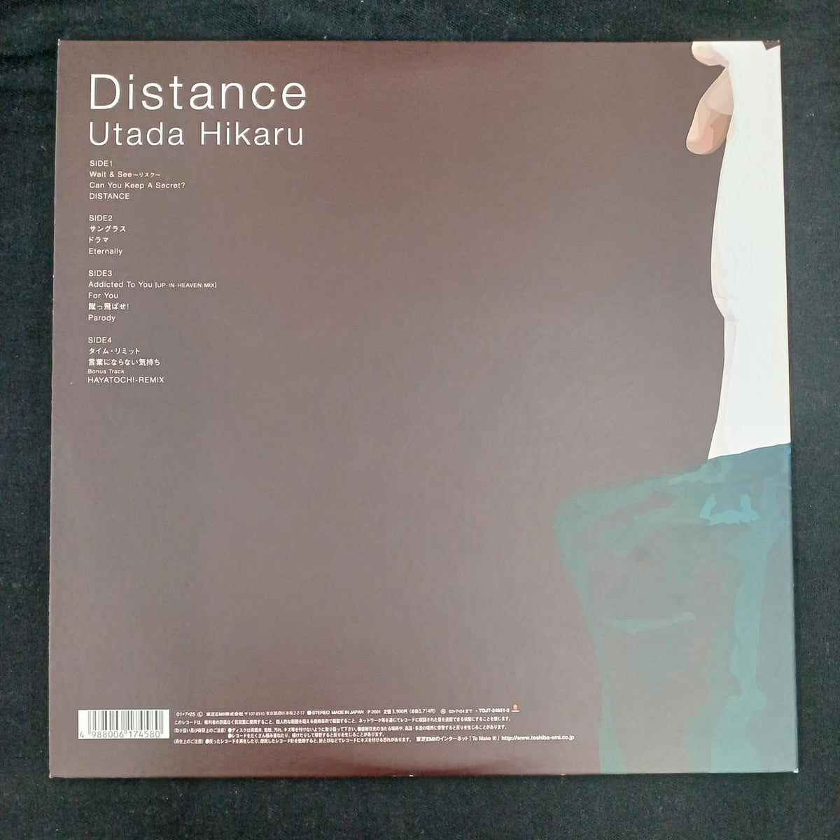 Toshiba EMI DISTANCE LP TOJT-24651-2