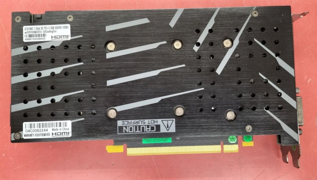 Xianren Zhizhi Graphics Board: GG-GTX1660-E6GB/DF