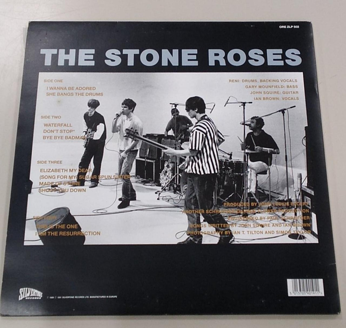 SILVERTONE RECORDS THE STONE ROSES/THE STONE ROSE ORE LP 502