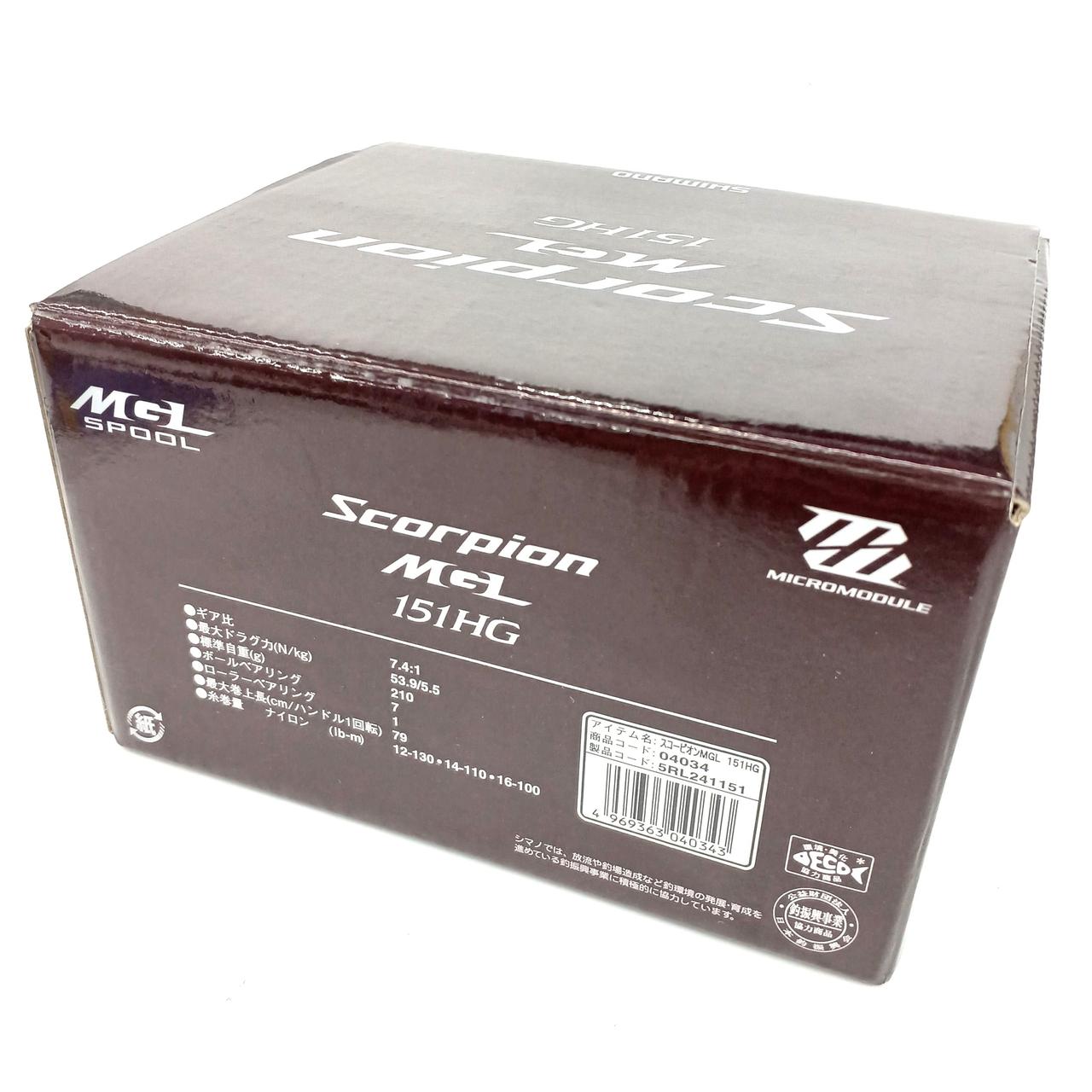SHIMANO Baitcasting Reel 19 SCORPION MGL 151HG 04034 – BanzaiHobby