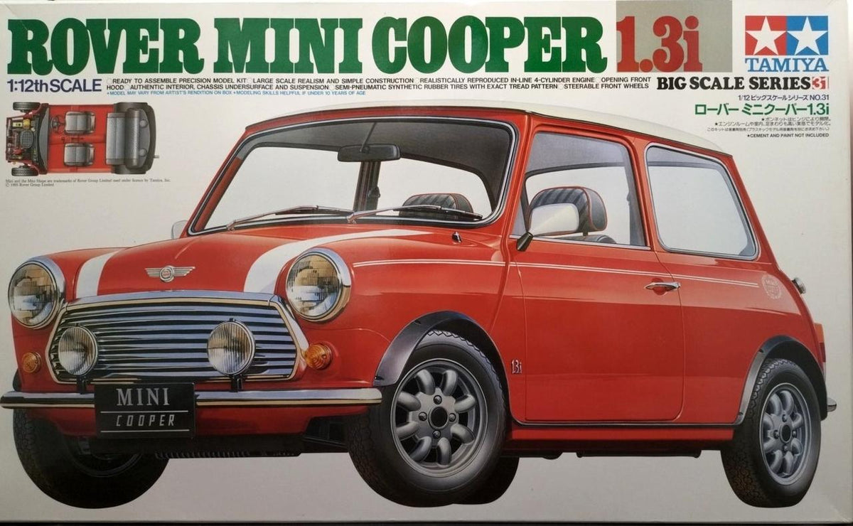 TAMIYA Rover Mini Cooper 1.3i Big Scale Series No.31