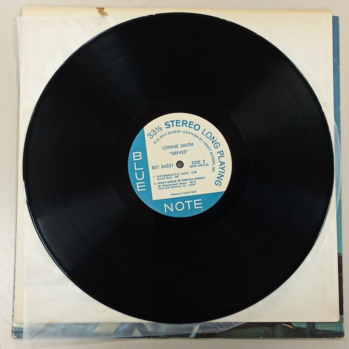 BLUE NOTE RECORDS LONNIE SMITH/DRIVES BST-84351