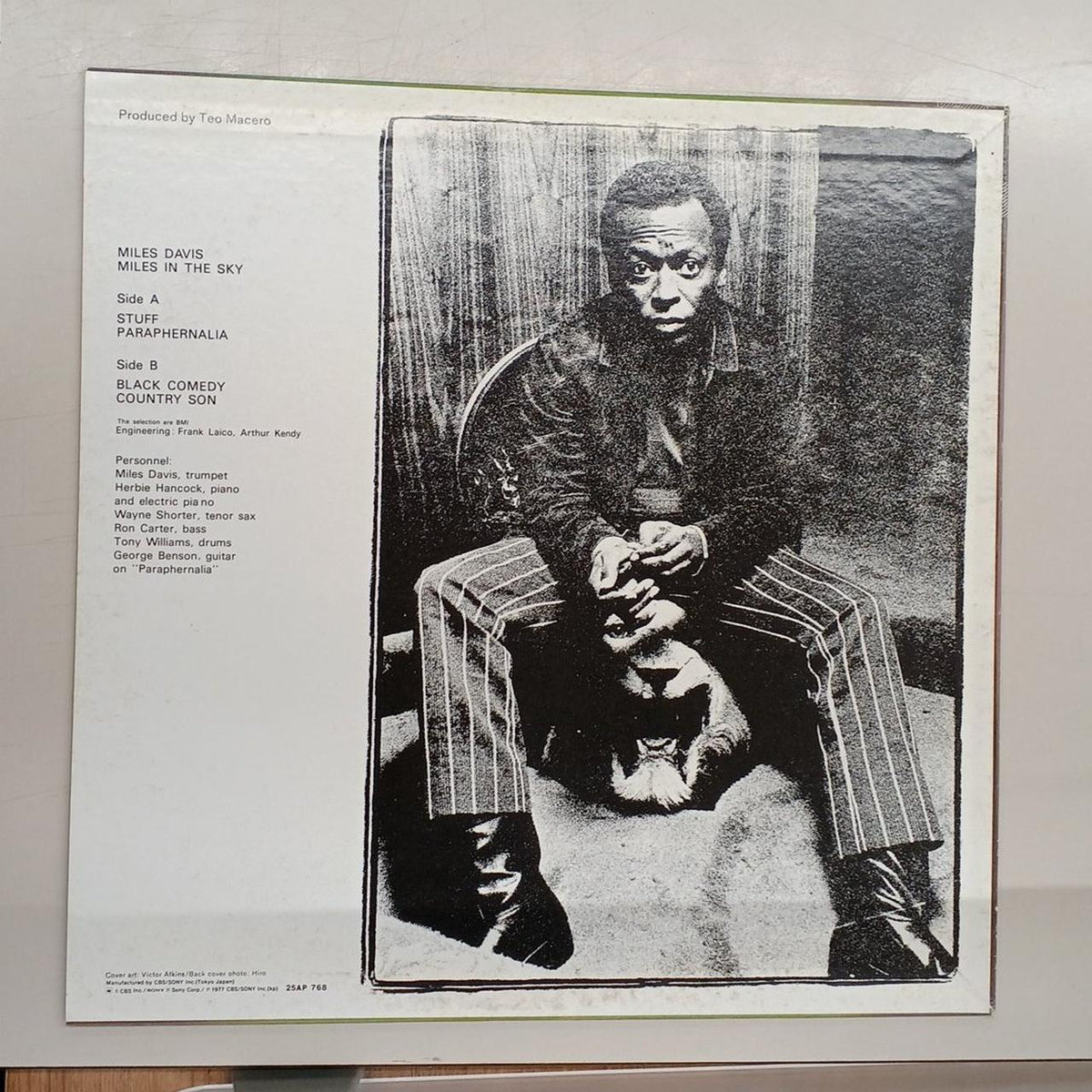 COLUMBIA LP record MILES DAVIS / MILES IN THE SKY