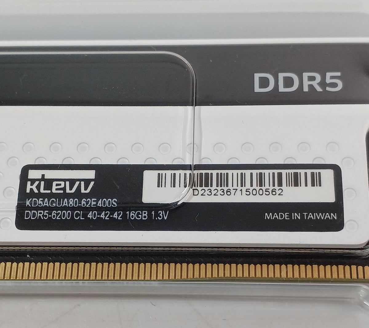 KLEVV DDR5 Gaming Memory (for Desktop PC) KD5AGUA80-62E400S