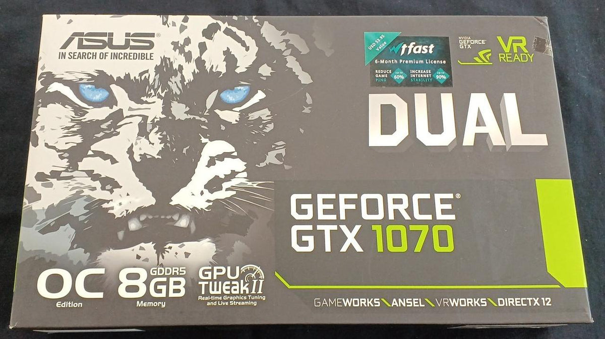 ASUS Graphics Card: DUAL-GTX1070-O8G