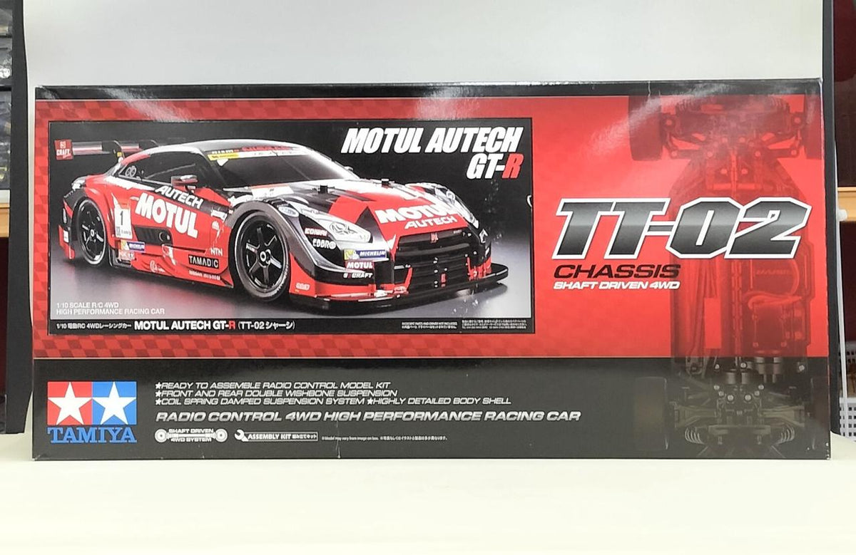 TAMIYA 1/10R/C TT-02 MOTUL AUTECH GT-R