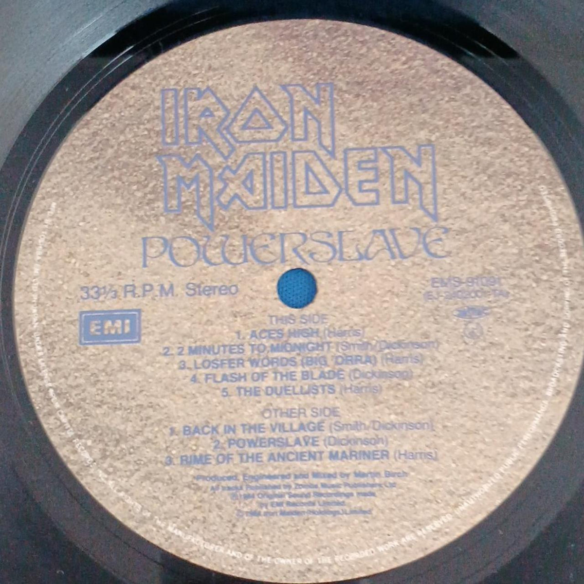 EMI Iron Maiden / Power Slave EMS-91091