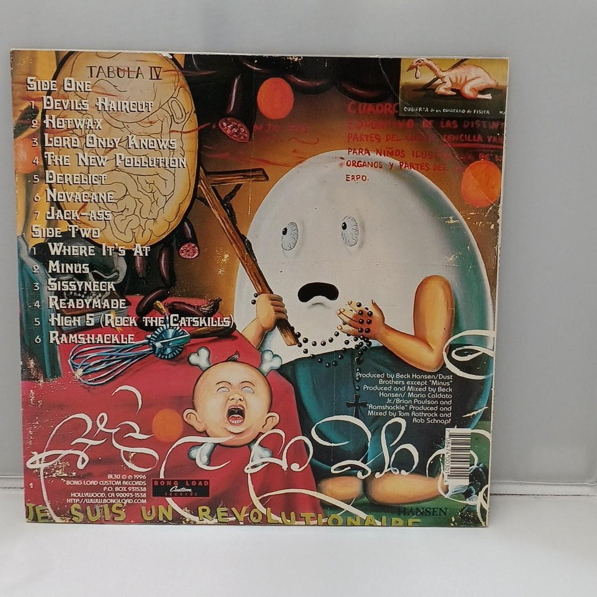 BONG LOAD CUSTOM RECORDS LP record BECK! / ODELAY