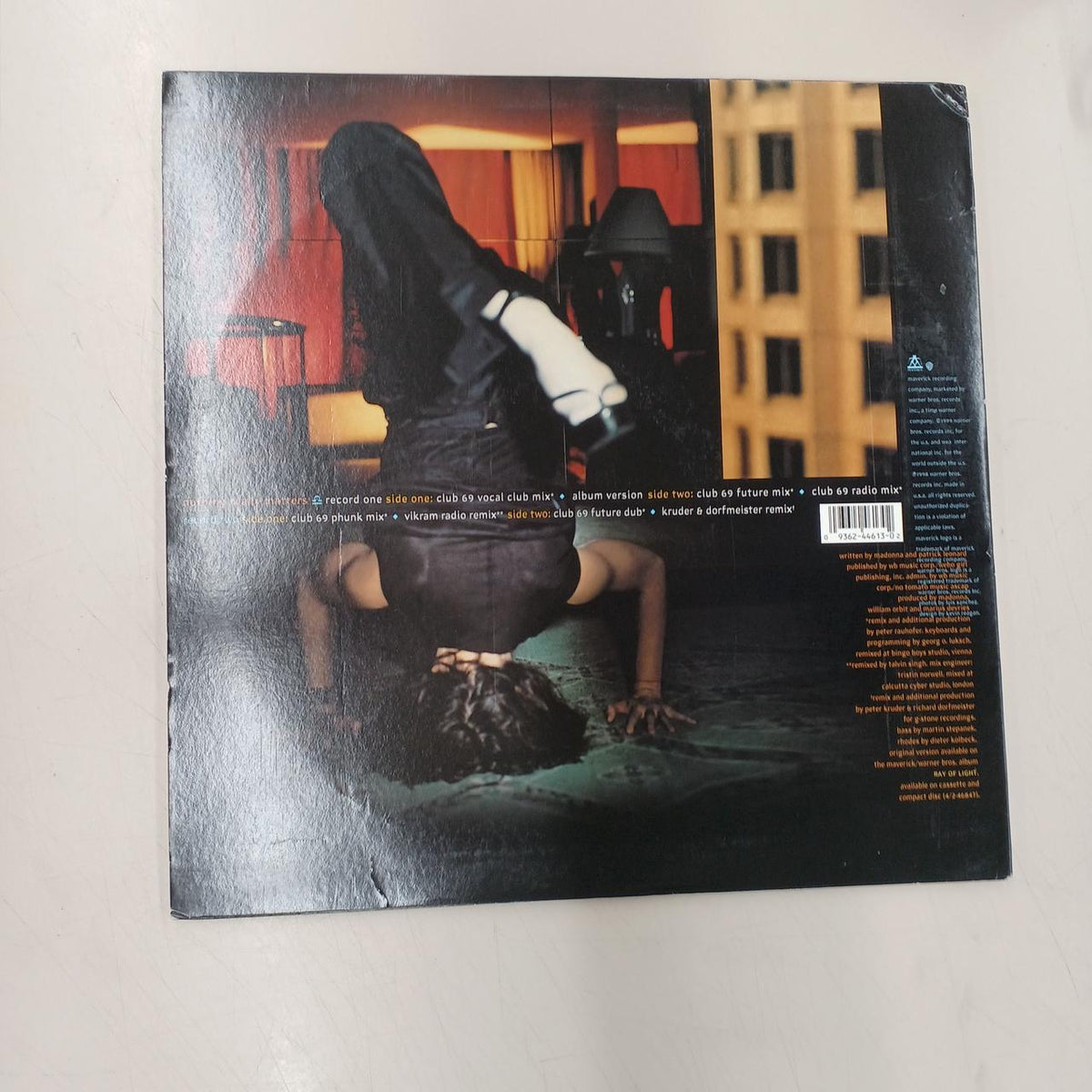 WARNER BROS. RECORDS LP Record MADONNA / NOTHING REALLY MATTE