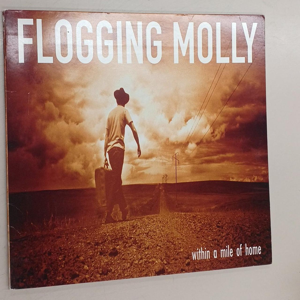 SIDEONEDUMMY RECORDS LP record FLOGGING MOLLY? WITHIN A MILE