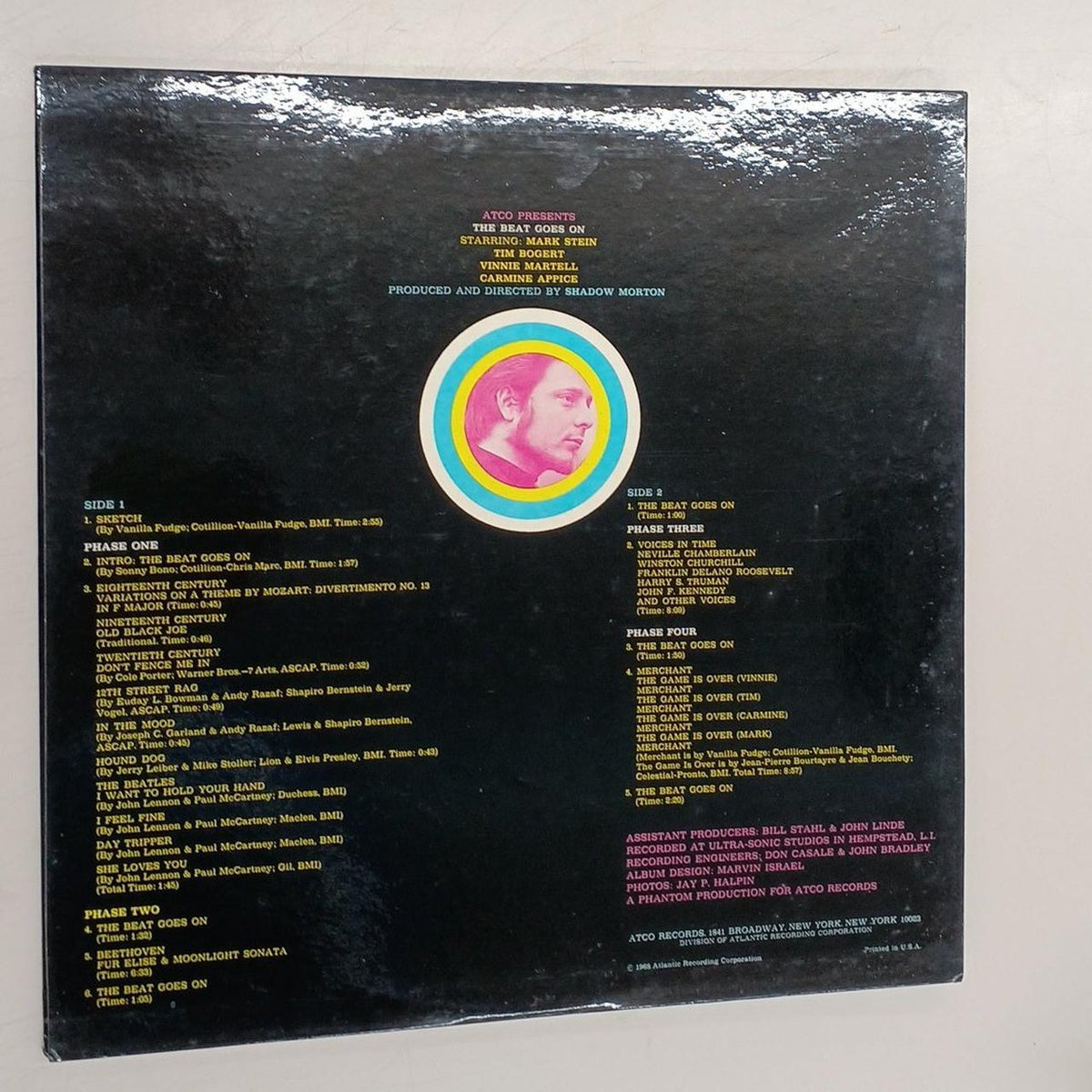 ATCO RECORDS LP Record VANILLA FUDGE / THE BEAT GOES