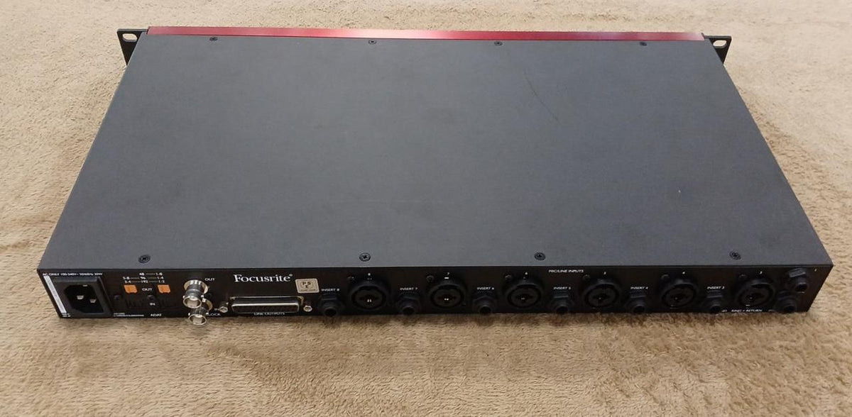 FOCUSRITE Microphone Preamp: CLARETT+ OCTOPRE