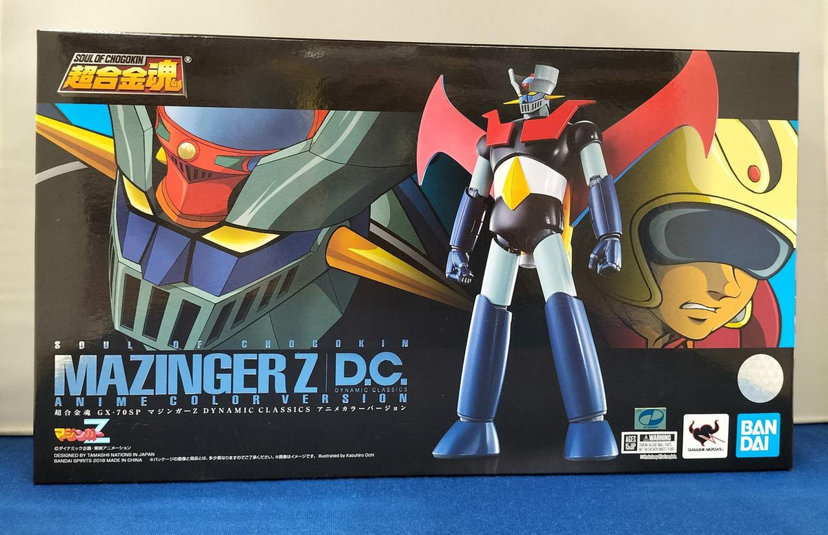 BANDAI Chogokin Soul GX-70SP Mazinger Z D.C. Anime Color Version