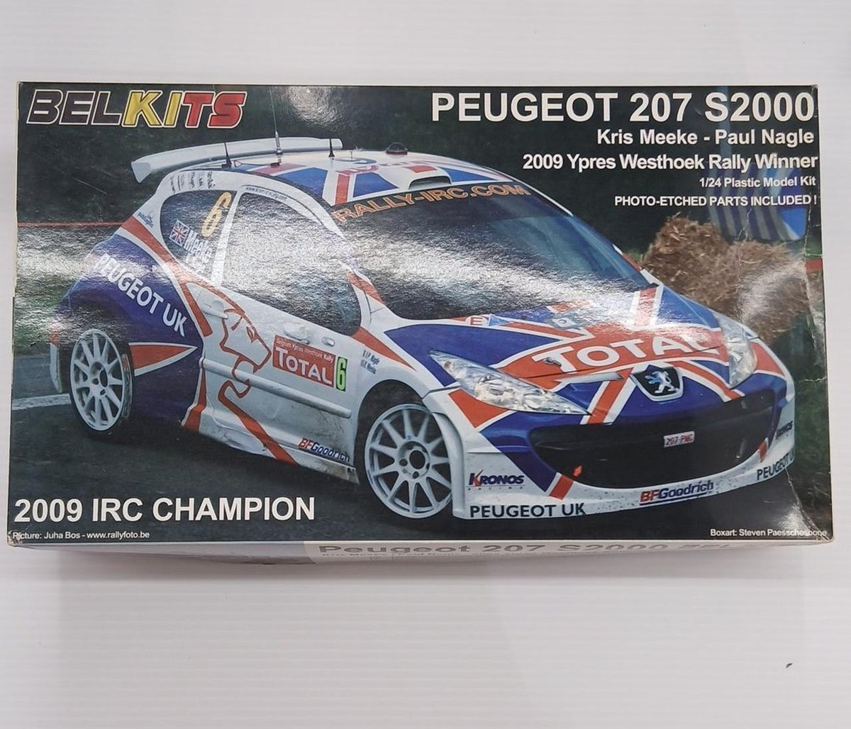 BELKITS 1/24 PEUGEOT 207 S2000 2009 IRC CHAMPION