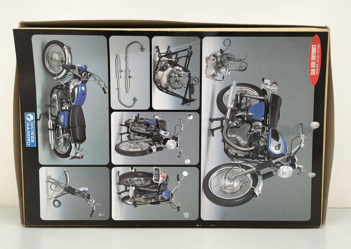 Gunze Sangyo 1/12 HIGH-TECH MODEL KAWASAKL 650 W1S