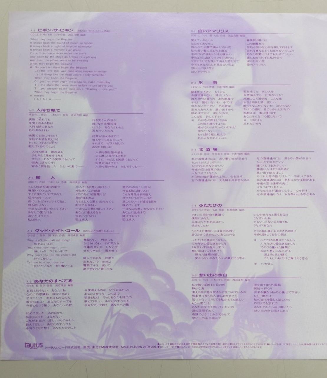 TAURUS Record Teresa Teng Traveler (28TR-2018)