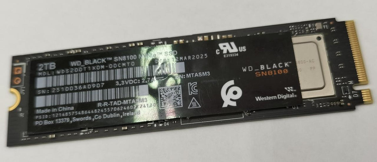 WESTERN DIGITAL M.2 SSD SN8100 2TB