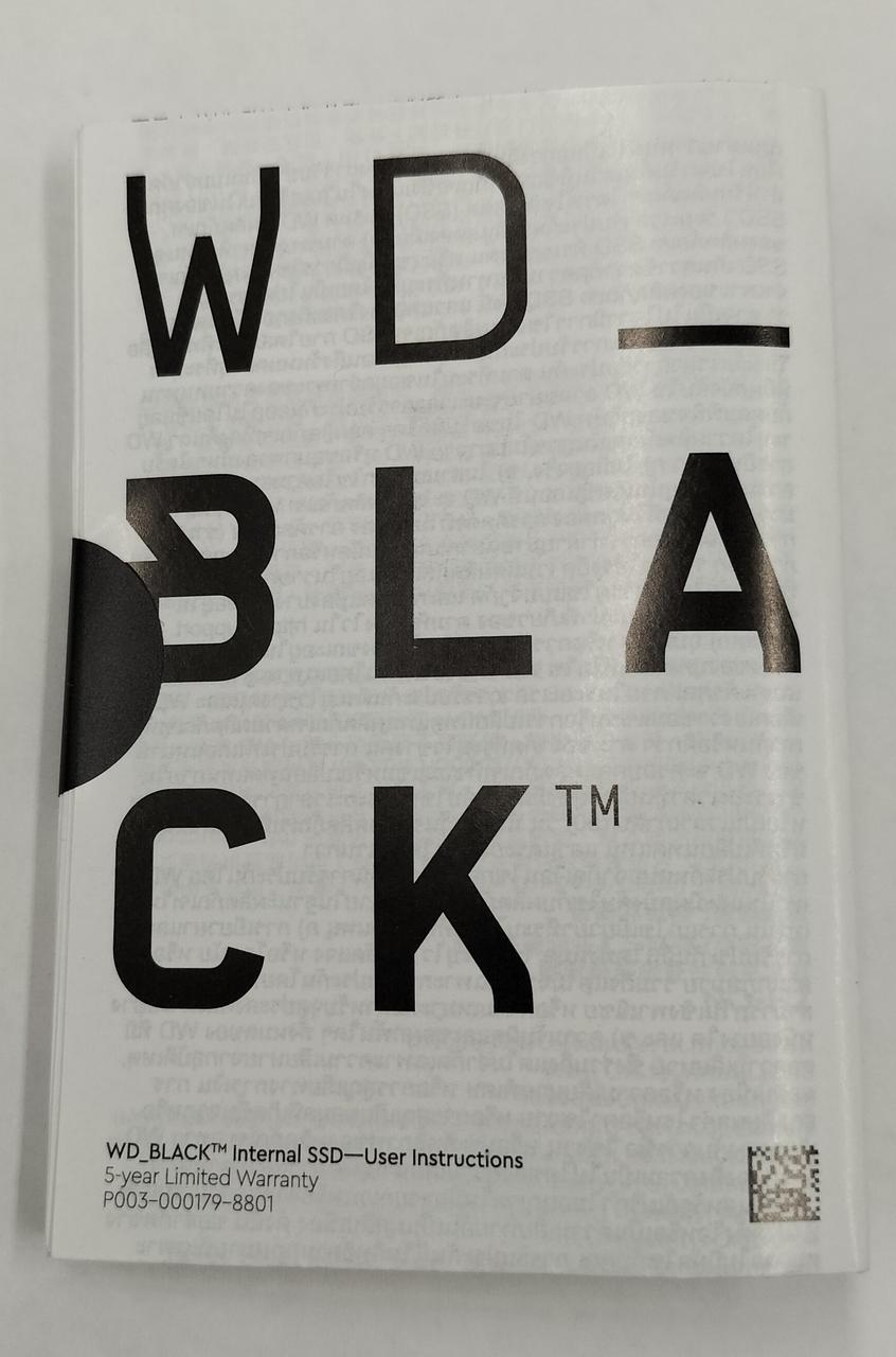 WESTERN DIGITAL M.2 SSD SN8100 2TB