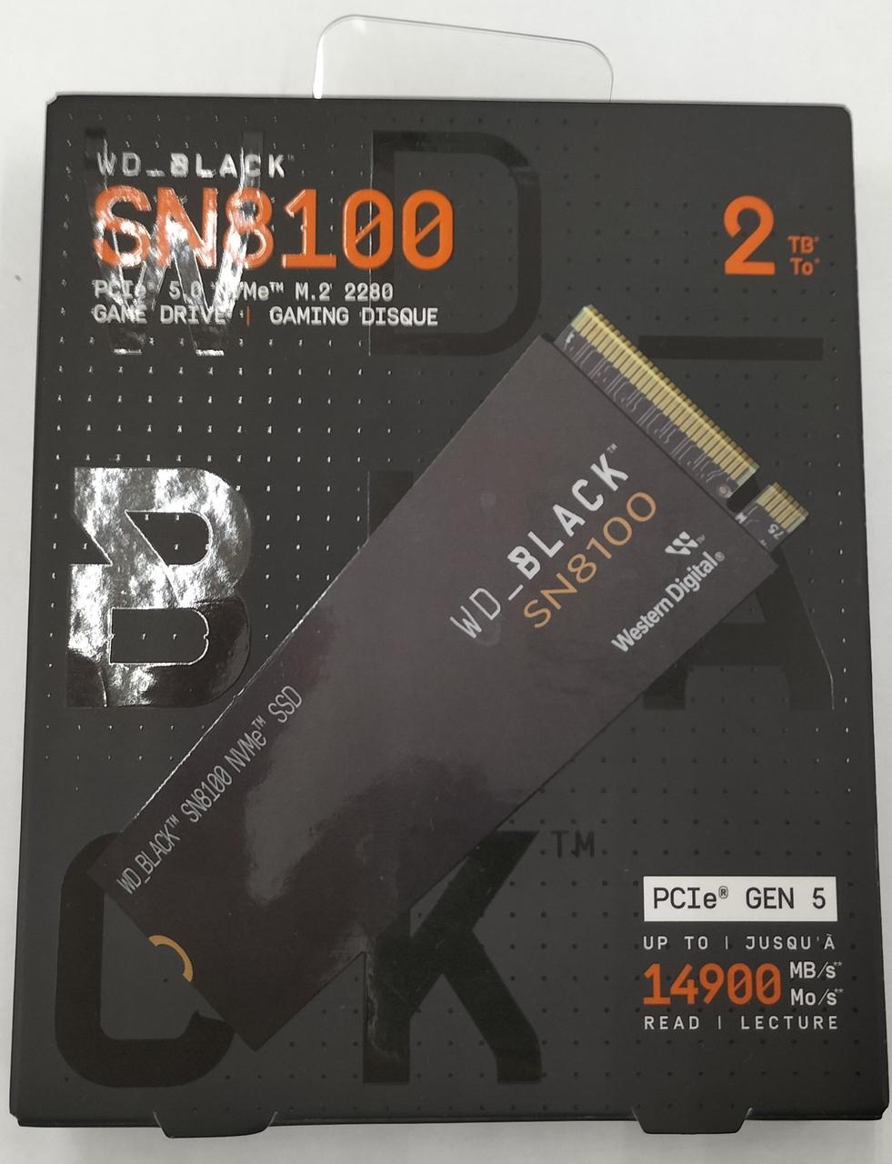 WESTERN DIGITAL M.2 SSD SN8100 2TB