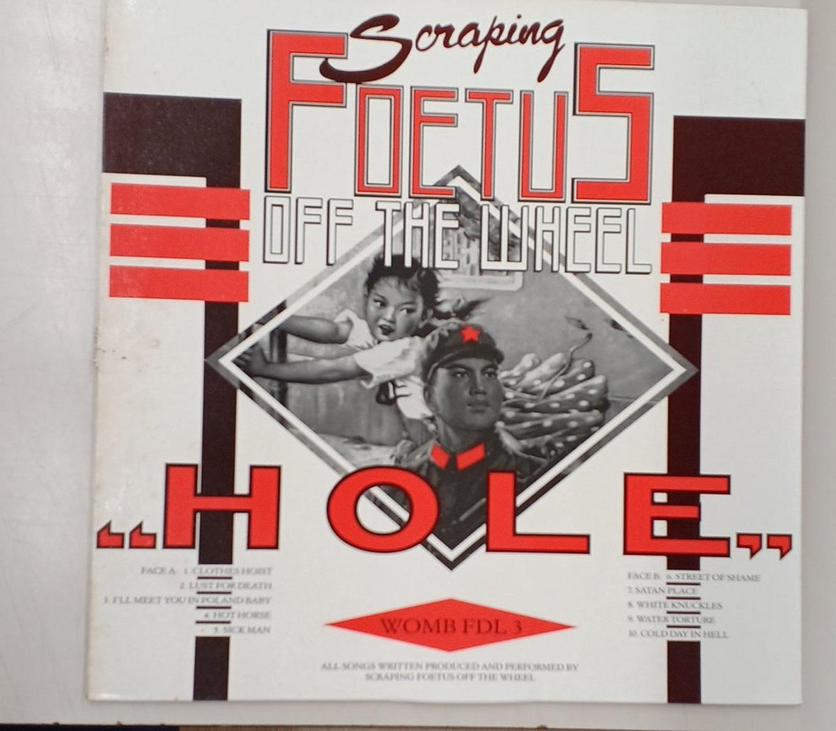 SOME BIZZARE LP Record SCRAPING FOETUS OFF THE WHEEL
