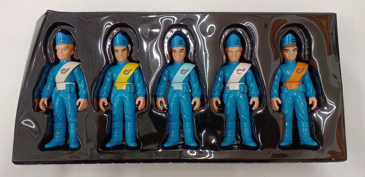 Bandai Soft Vinyl Figure Thunderbirds International Rescue Team Set
