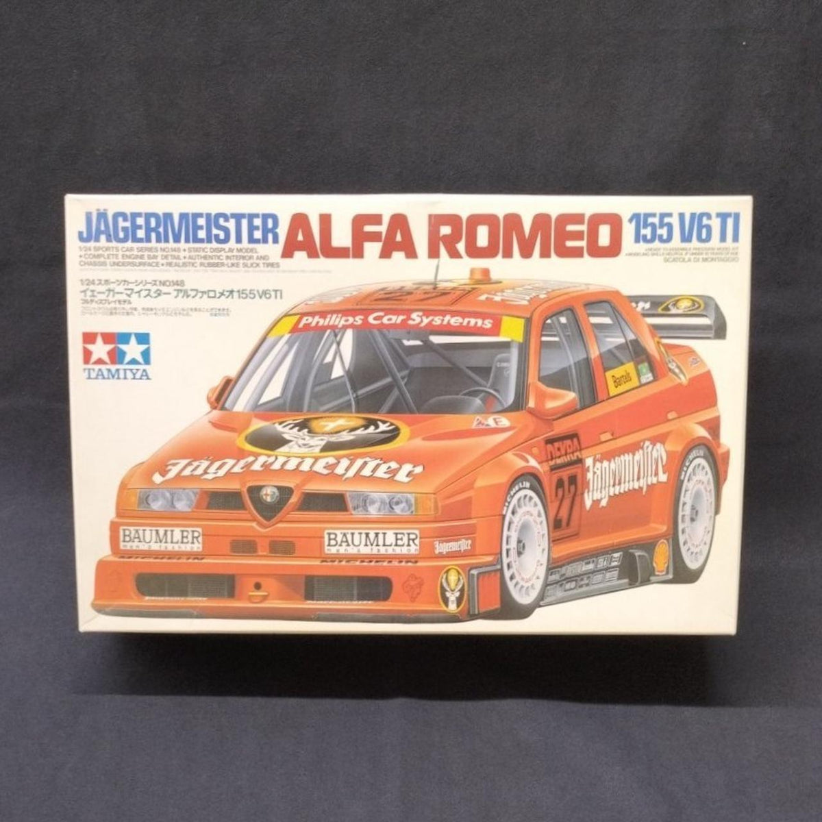 TAMIYA Plastic Model 1/24 Jägermeister Alfa Romeo 155 V6