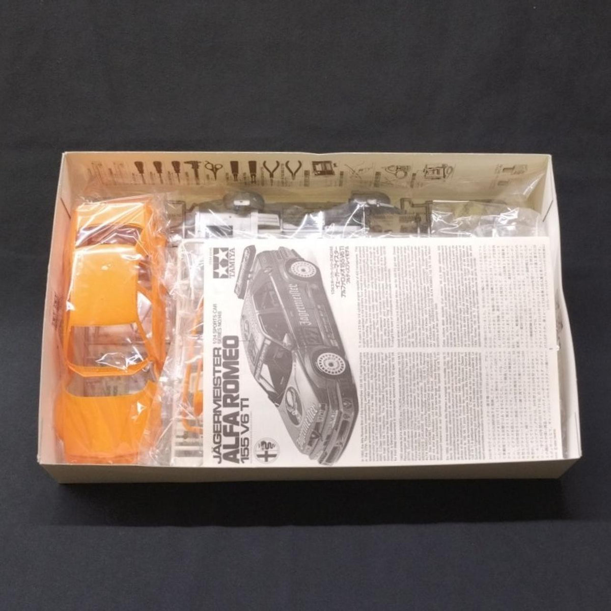 TAMIYA Plastic Model 1/24 Jägermeister Alfa Romeo 155 V6