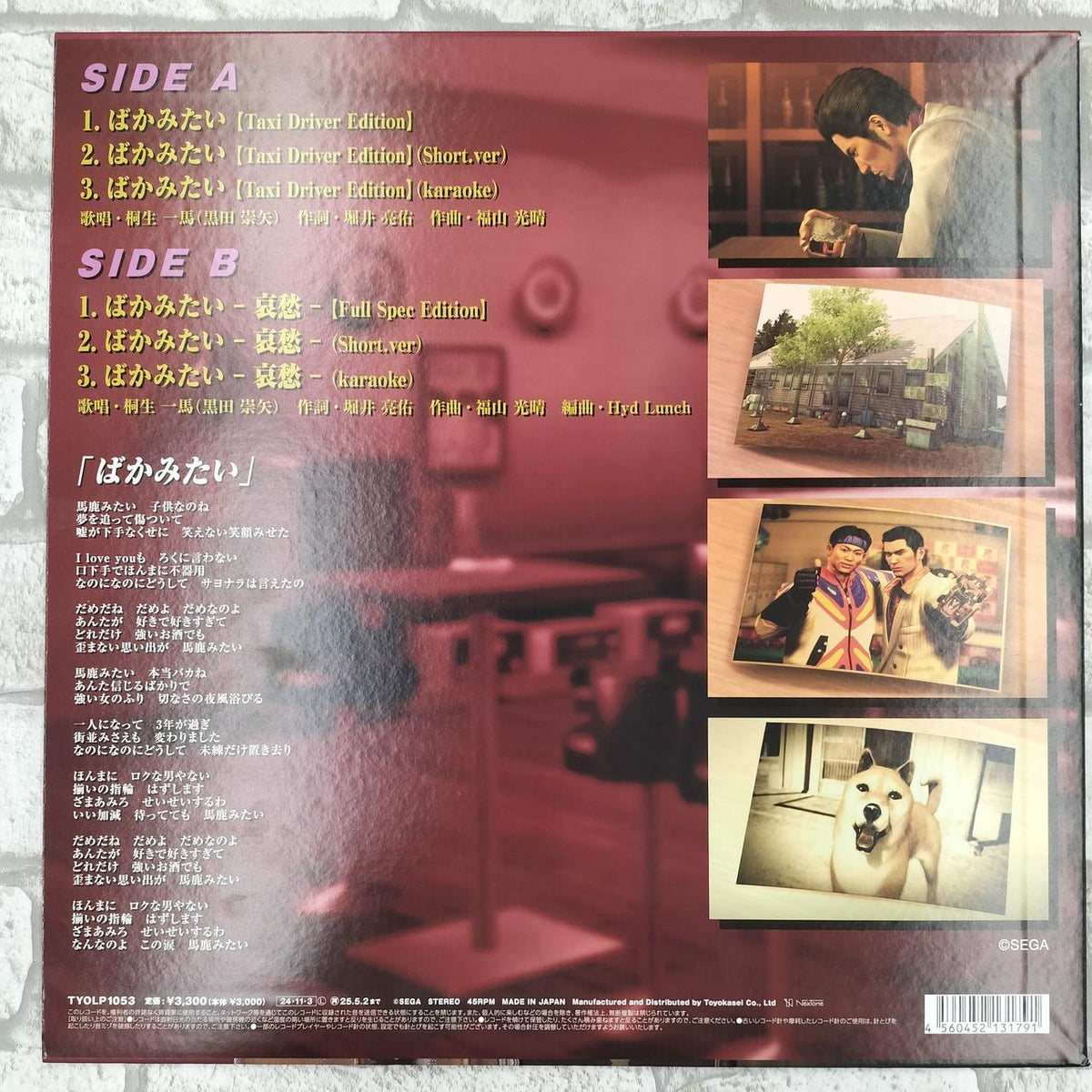SEGA Record Like a Fool