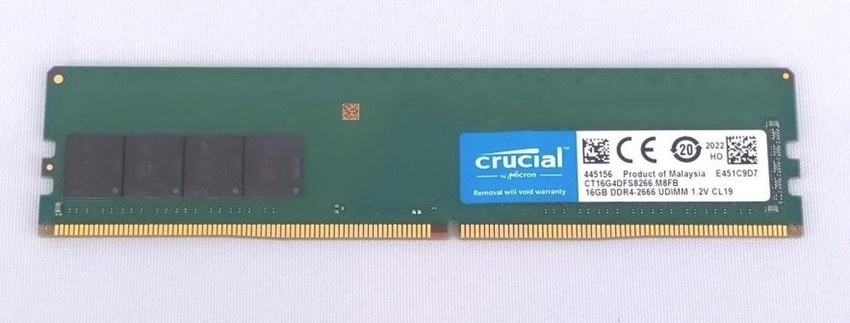 CRUCIAL Desktop Memory: DDR4 16GB