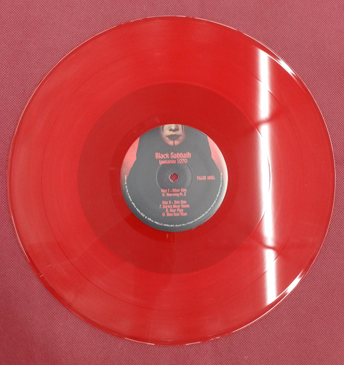 unclear Black Sabbath / LAUSANNE 1970 ANGEL025LP