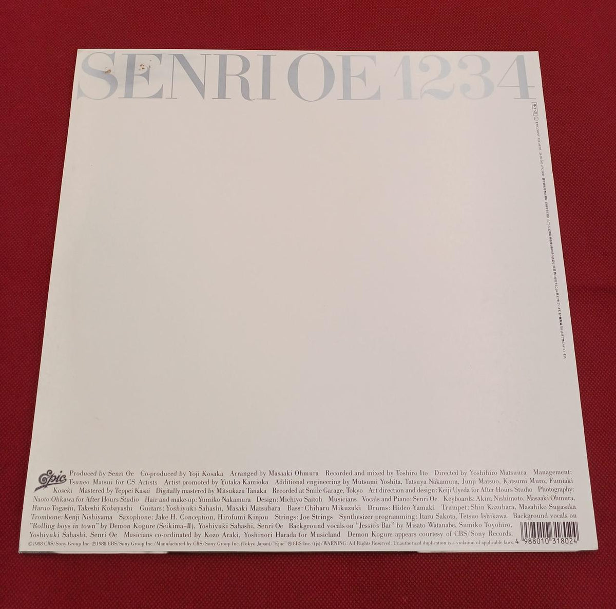 SONY RECORDS Senri Oe / SENRIOE1234 28-3H-5034
