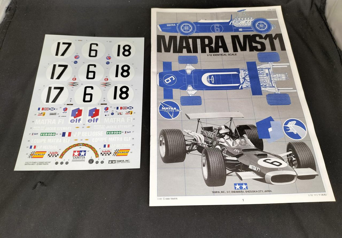 TAMIYA 1/12 Matra MS11 F-1 Big Scale Model Series No.5