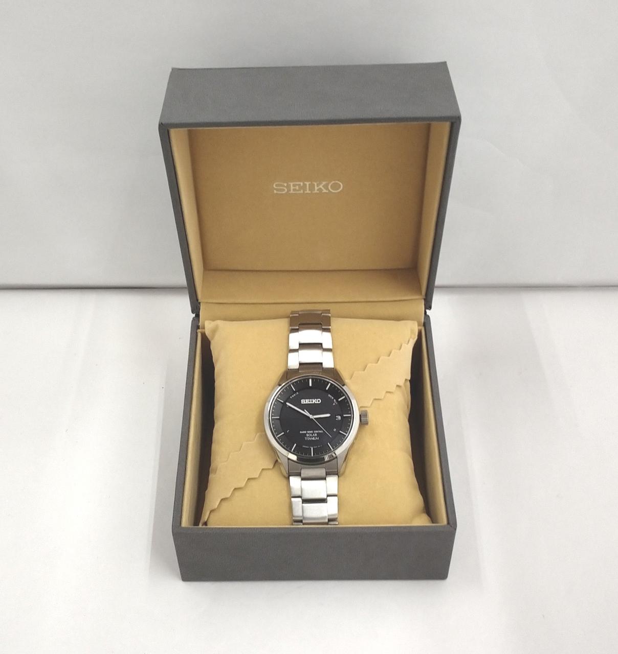 SEIKO Solar Rechargeable Wristwatch 7B24-0BB0 – BanzaiHobby