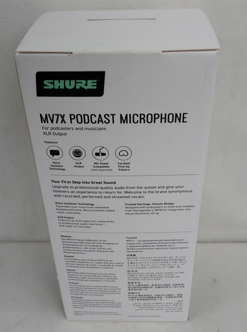SHURE Dynamic Microphone MV7X