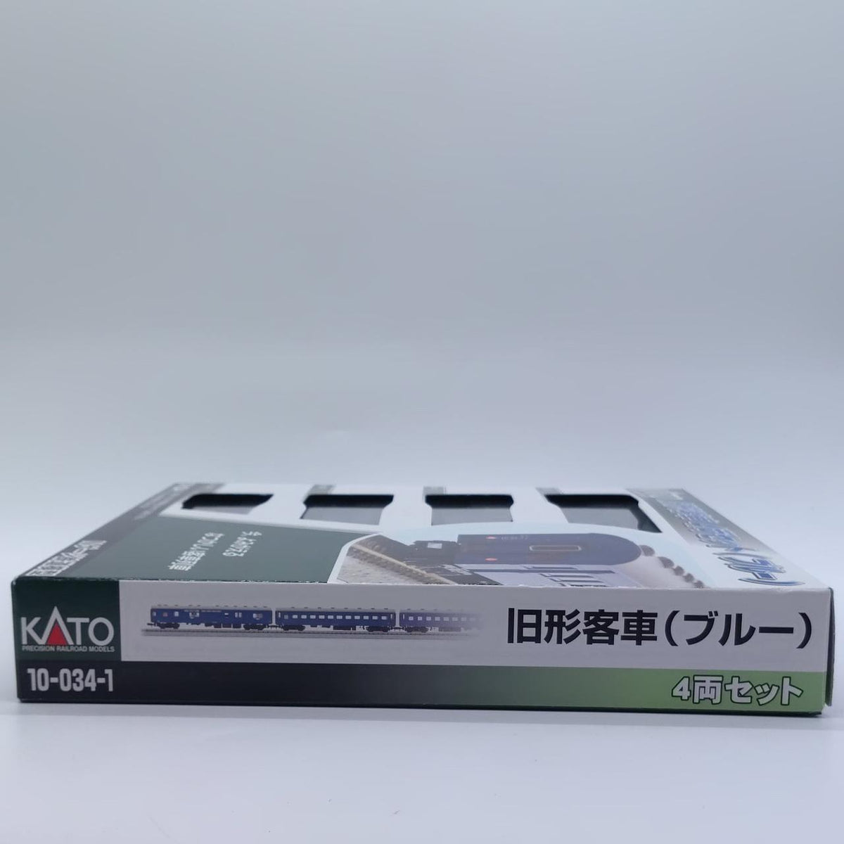 KATO N Gauge Old Model Passenger Cars 4-Car Set (Blue) - Banzai Thrifting | BanzaiHobby