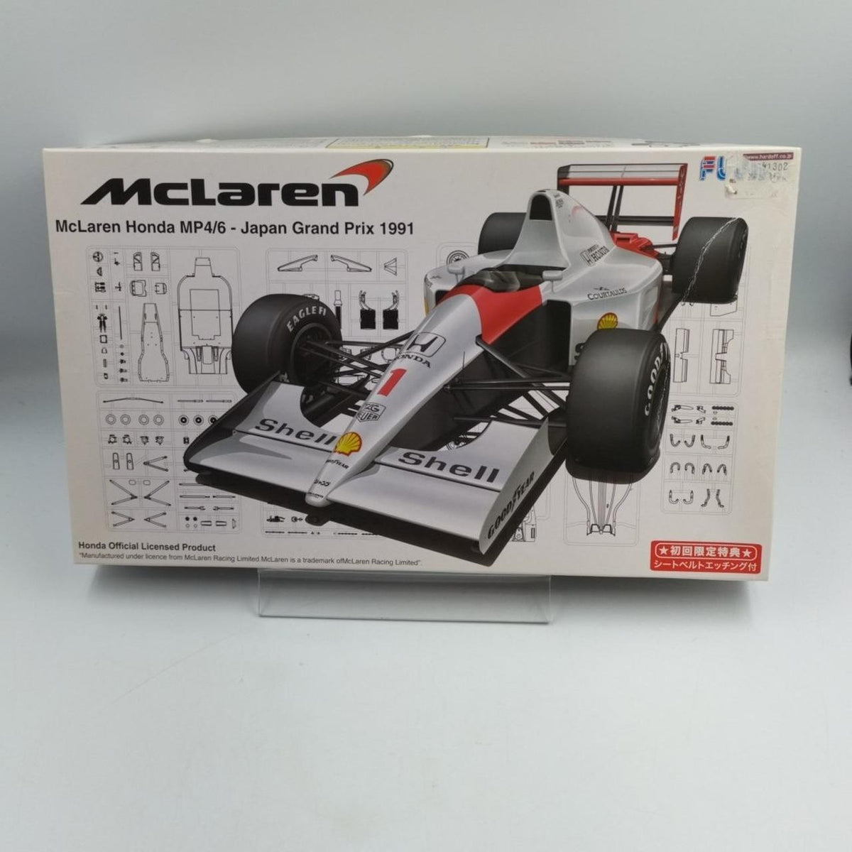 FUJIMI 1/20 Scale Plastic Model McLaren MP4/6 HONDA Japan Grand Prix 199