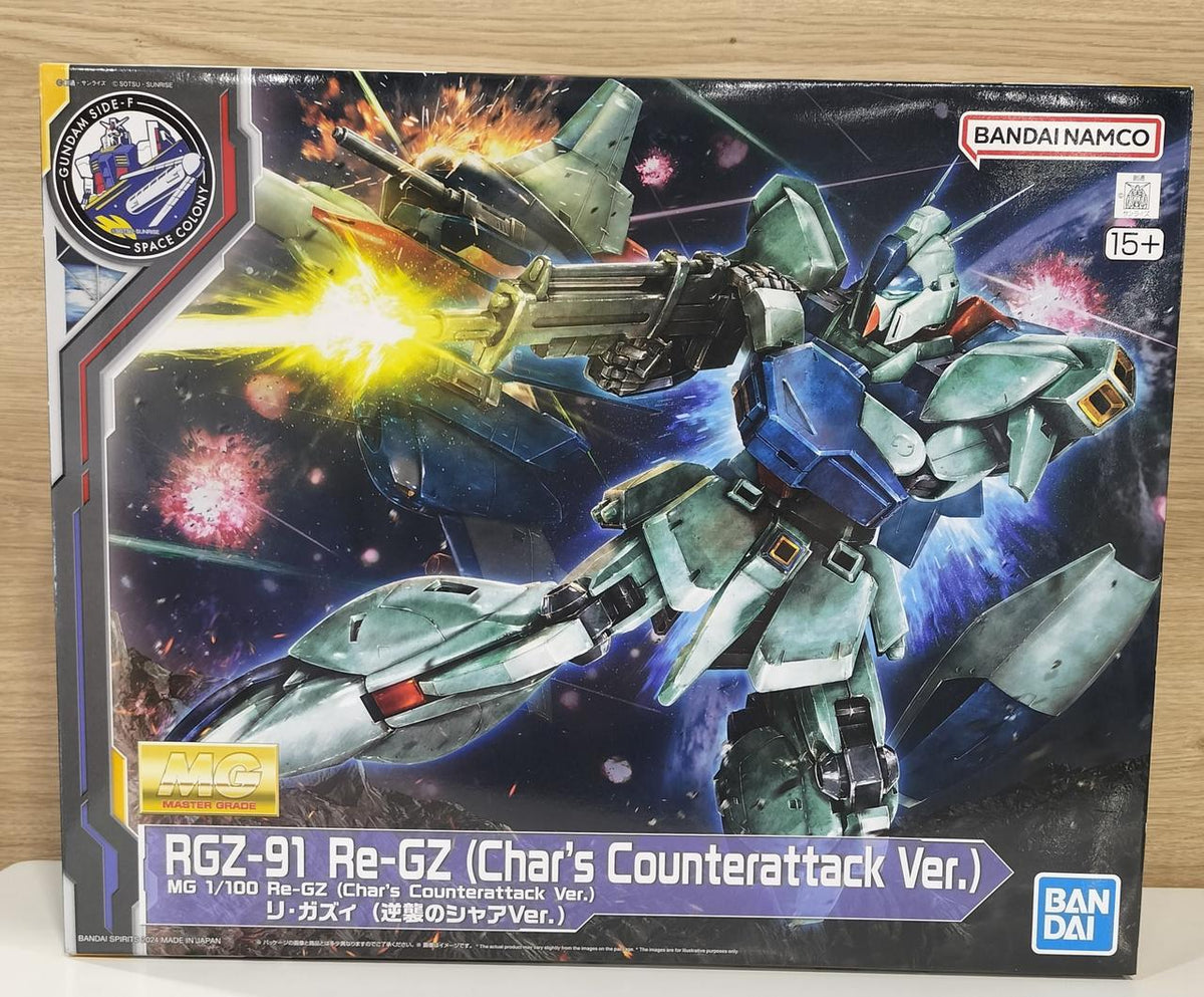 Bandai Mobile Suit Gundam: Char's Counterattack 1/100 MG RGZ-91 Re-Gazi (Char's Counterattack VE)