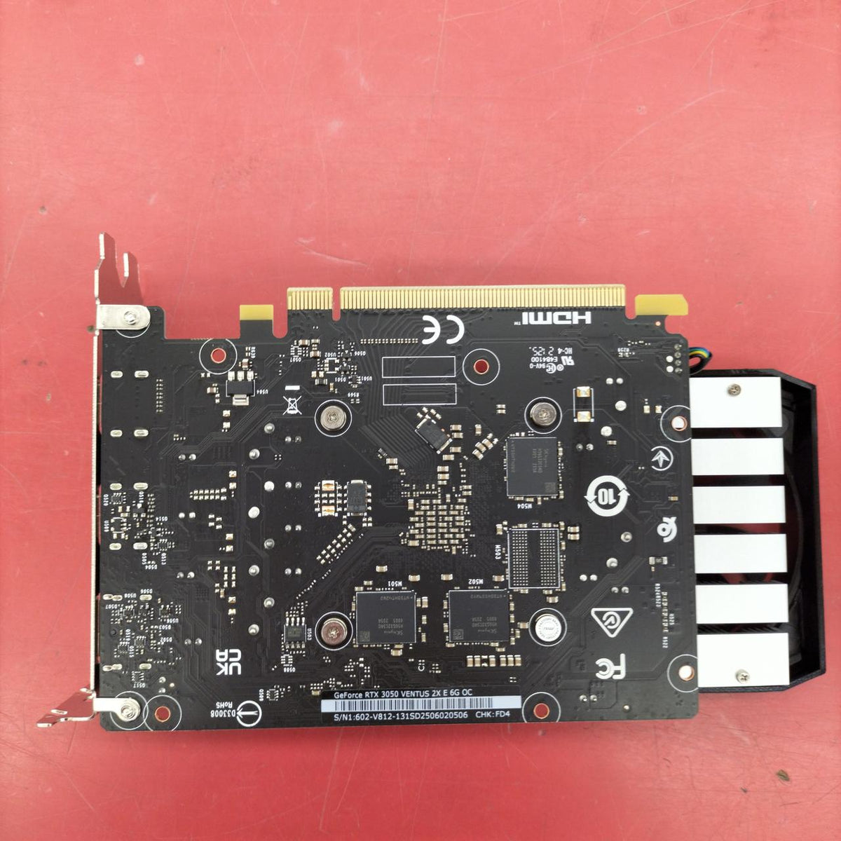 MSI Graphics Board: GEFORCE RTX 3050 VENTUS 2X E 6