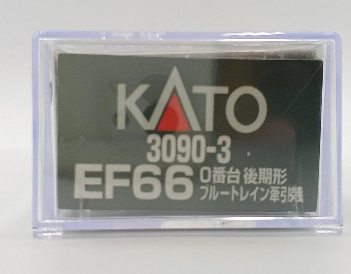 KATO N Gauge Rolling Stock Electric Locomotive 3090-3 EF66 Series 0 Series Late Model Blue Train Traction Locomotive