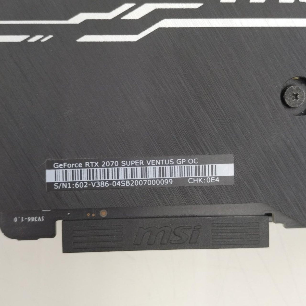 MSI NVIDIA PCI-EXPRESS RTX 2070 SUPER VENTUS GP OC