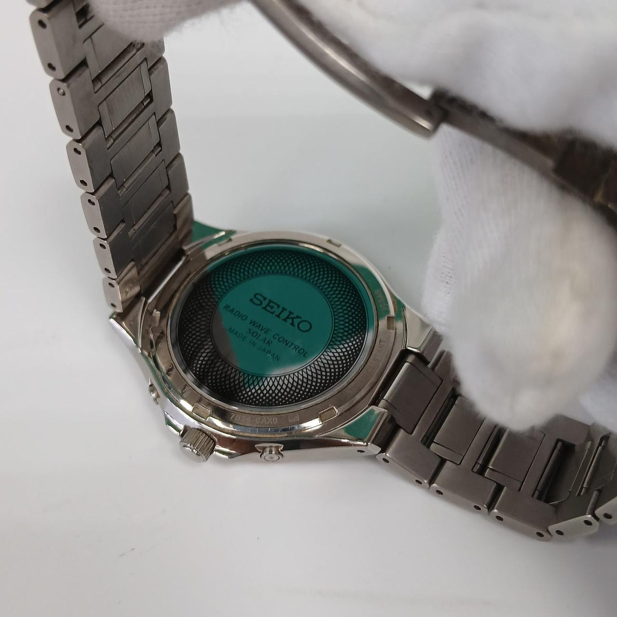 SEIKO Solar Radio-Controlled Wristwatch 7B24-0AX0