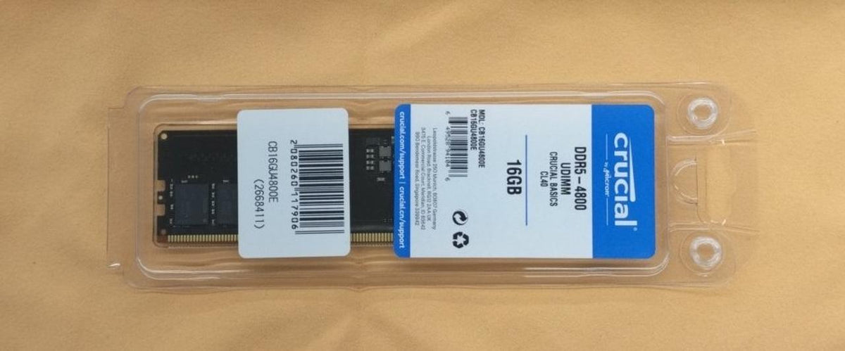 CRUCIAL DDR5-4800 16GB CT16GU4800E