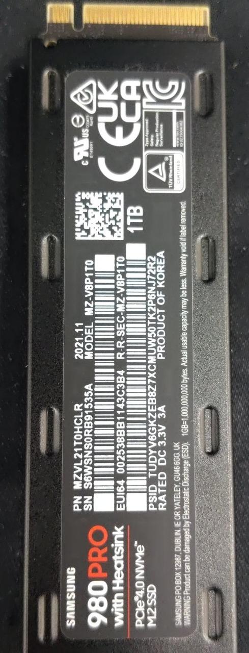SAMSUNG SSD 980PRO