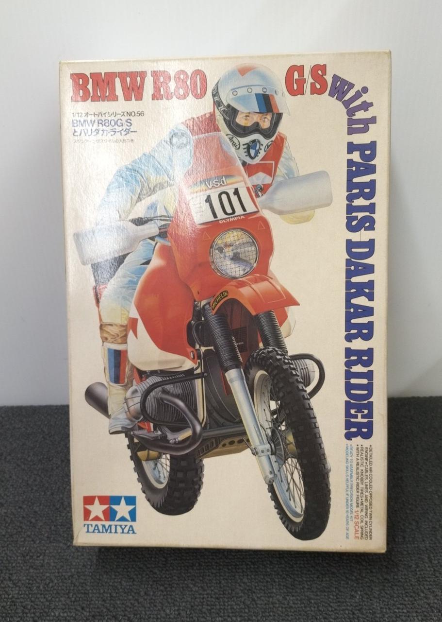 TAMIYA Display models: BMW R80G/S and Paris-Dakar Rider