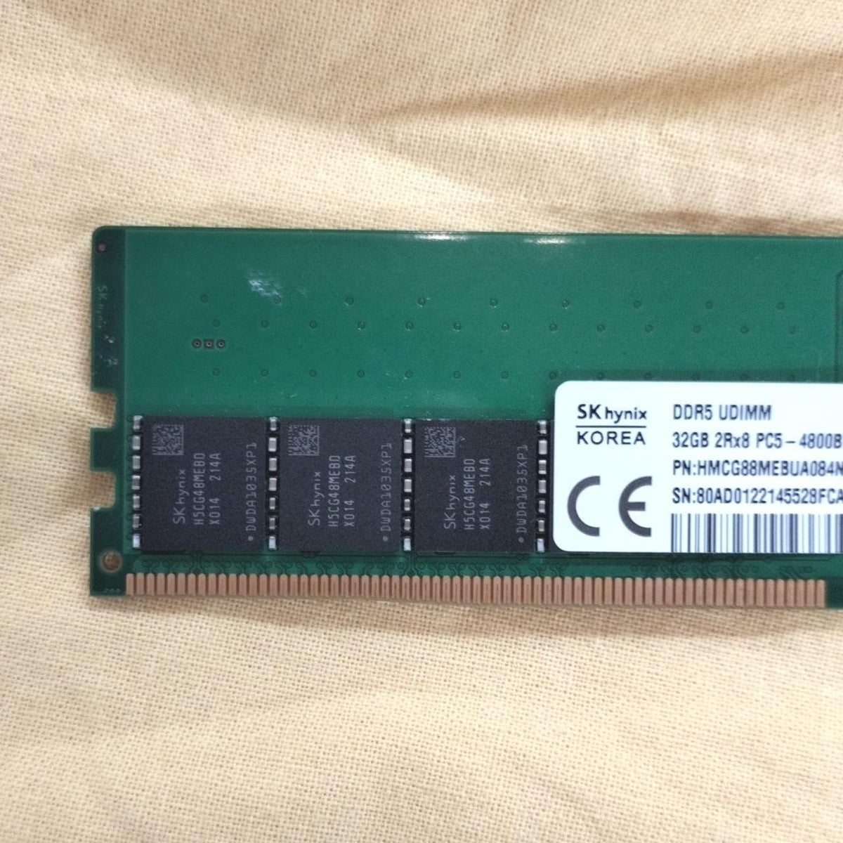SKHYNIX Memory: 32GB DDR5 PC5-4800B